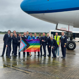 KLM voert ‘Regenboog vlucht’ uit naar Suriname